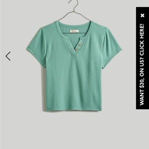 NWT Madewell Henley T-Shrt